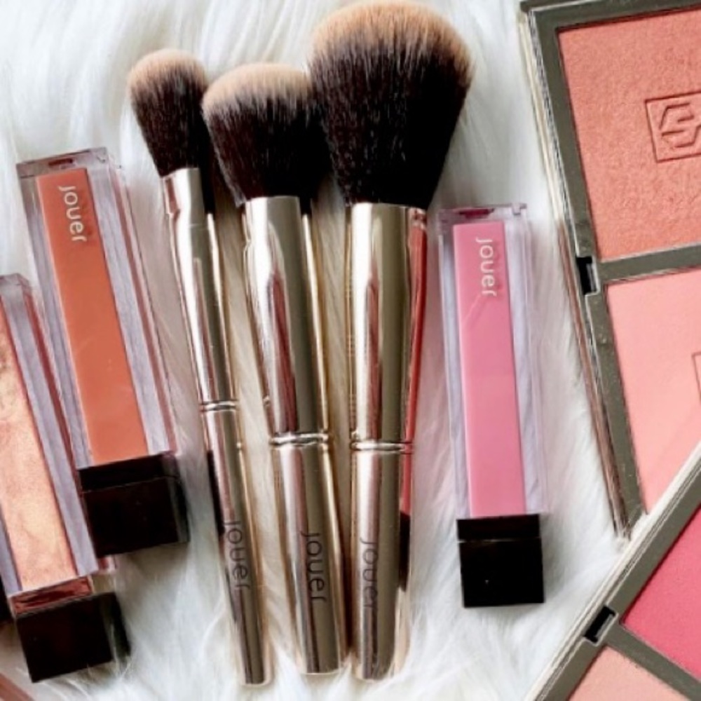 Jouer Luxe 6 Brushes, Case Set Makeup Powder NIB